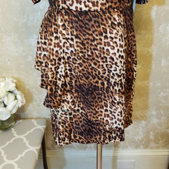 FOREVER 21 ANIMAL PRINT DRESS SZ L♡ - Picture 4 of 5